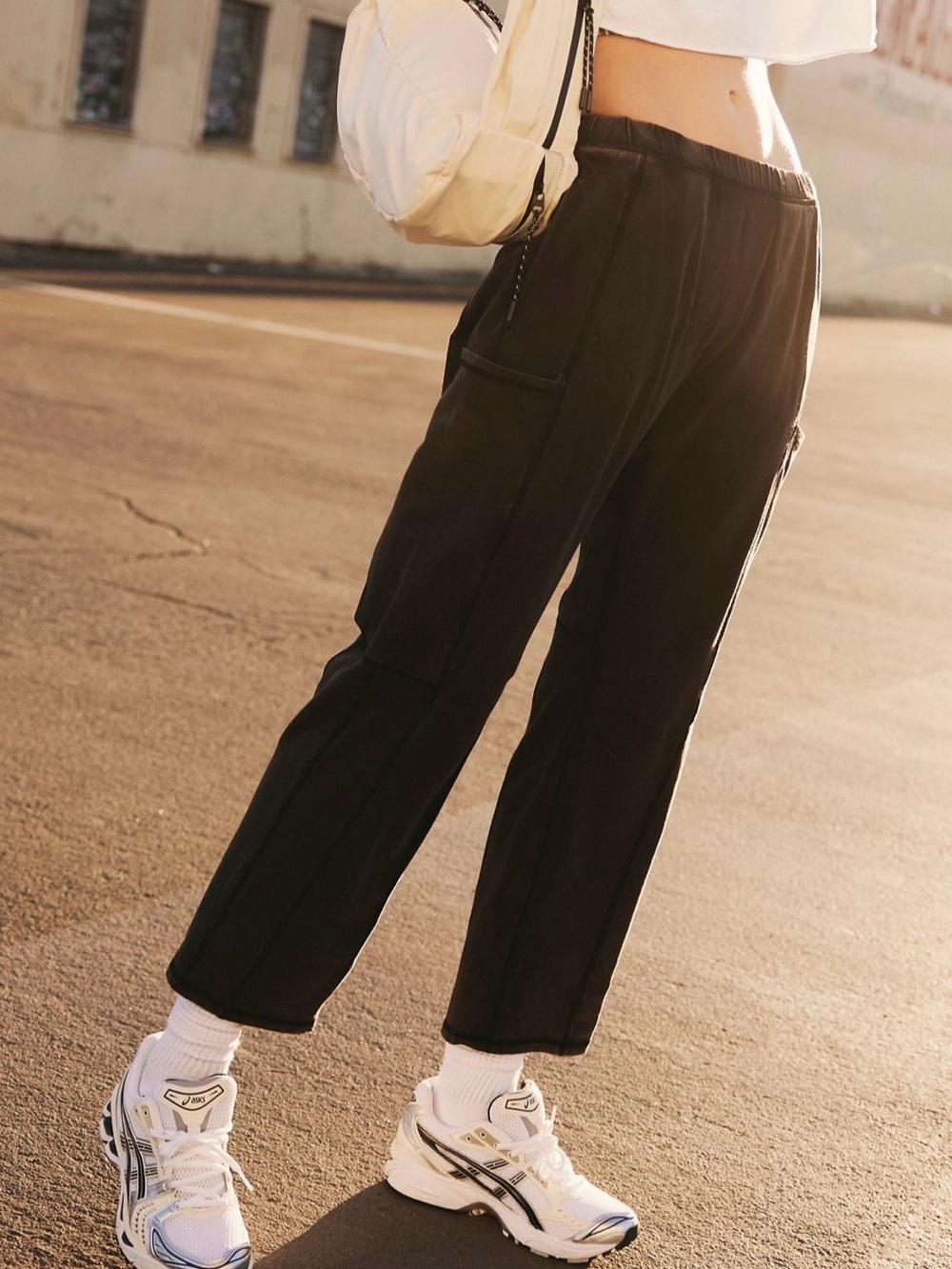 Hot Shot Pants Washed Black Size Medium